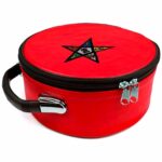 Order of Eastern Star Red Cap Case