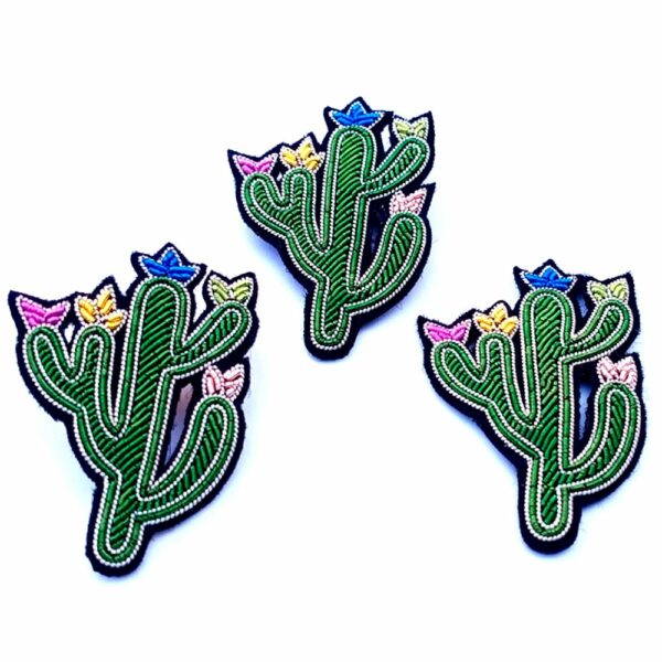 Custom Cactus Brooch Patches Custom Cactus Brooch Patches