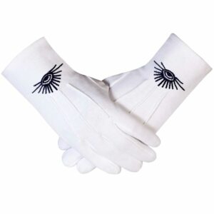 Freemasons Seeing Eye Cotton Gloves