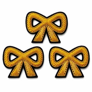 Bullion Golden Bow Patch Trio