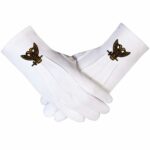 32 Degree Wings Scottish Rite Gloves