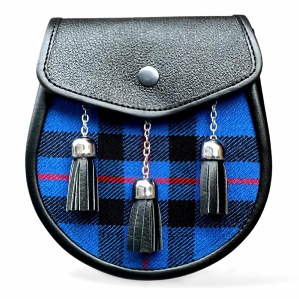 Mens Scottish 3 Tassel Leather Sporran