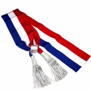 Tricolor Deputy Sash Ottoman
