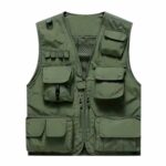 Army Green Safety Jacket Workwear Vest