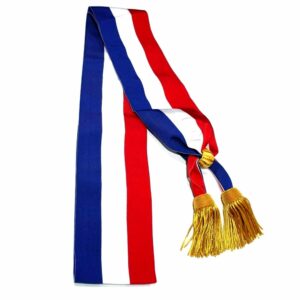 Deputy Mayor's sash with Gold tassels