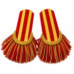 Red and Gold Epaulettes with Tassels