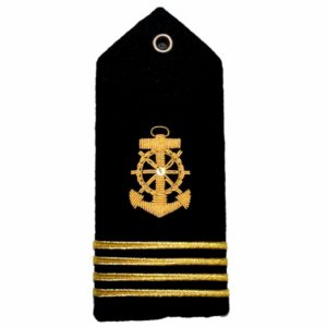 Four Bars Captain Epaulets Gold