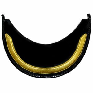 Embroidery Visors Solid Gold Bar Cap Peak Supplier