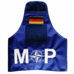 Police Nato Armband White Blue