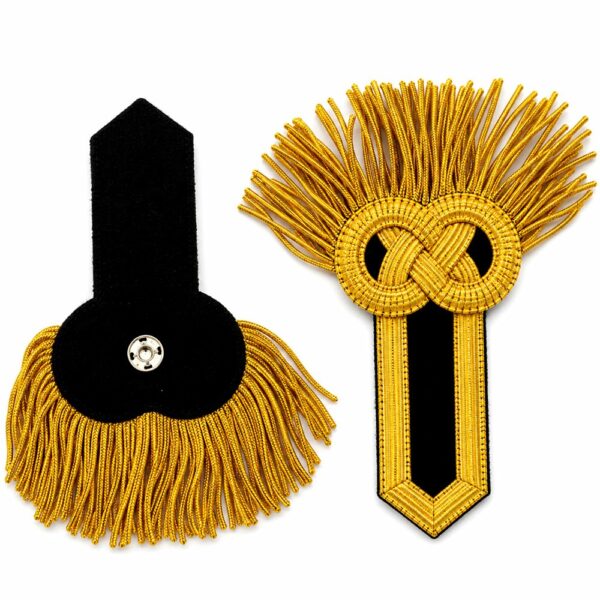 Gold and Black Ceremonial Epaulettes