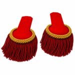 Red and Gold Braided Epaulettes