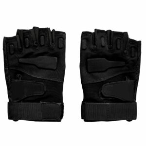 Black Fingerless Tactical Gloves