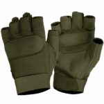 Olive Fingerless Military Duty Gloves
