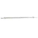 Military Silver Metallic Cap Cord