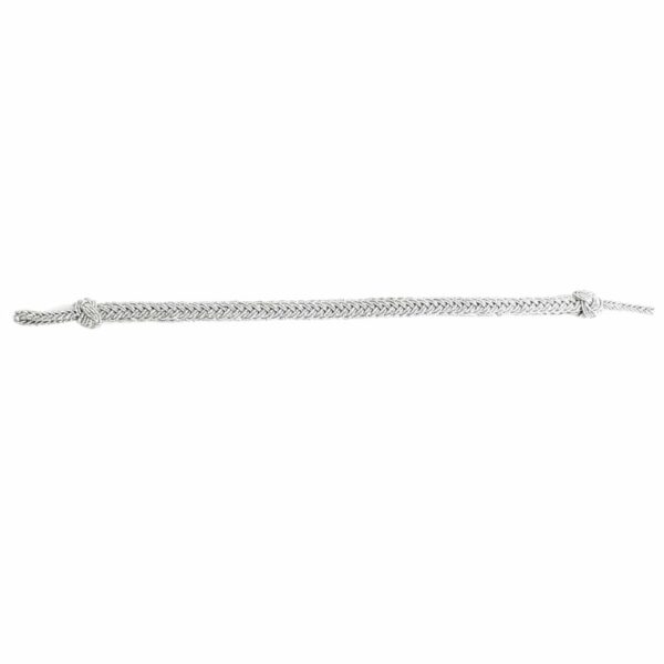 Military Silver Metallic Cap Cord Military Silver Metallic Cap Cord