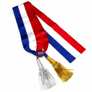 Military Officer Prestige Tricolor Sash