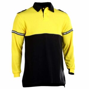 Yellow Black Long Sleeve Shirt Supplier