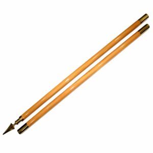 Natural Wood Ceremonial Flagpole