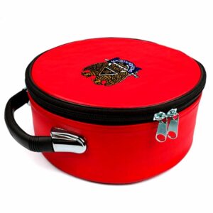 Scottish Rite Embroidered Red Cap Case