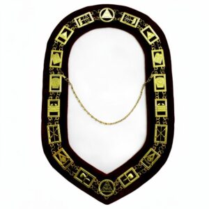 Royal Arch Chain Collar Golden Plated