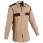 Wholesale Uniform Beige Utility Shirt