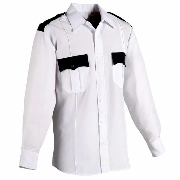 Polyester Two Tone Long Sleeve Shirt