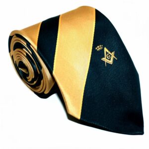 Masonic Green Yellow Tie Compass G