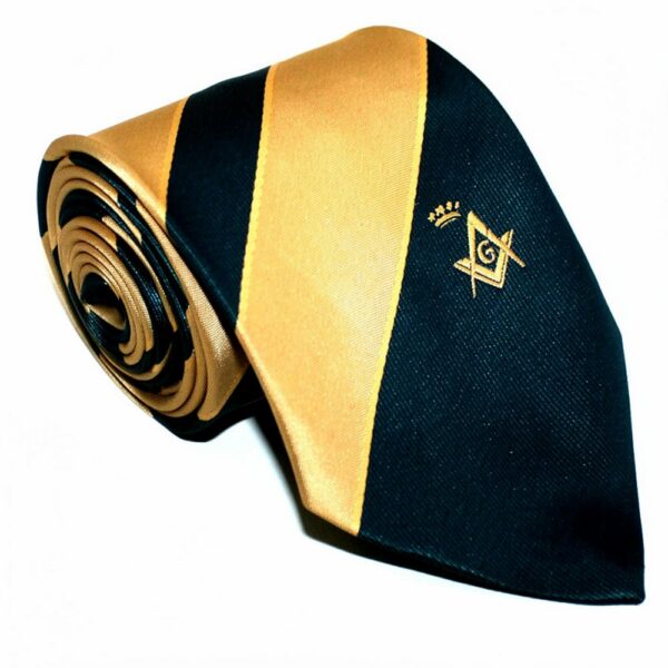 Masonic Green Yellow Tie Compass G Masonic Green Yellow Tie Compass G