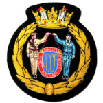 Embroidered Bullion Wire Blazer Badges