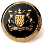Cloisonne Enamel Crest Sewing Buttons