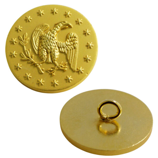 Military Brass Uniform Buttons