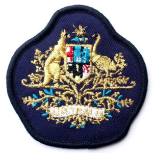 Royal Arms Machine Embroidery Rank Badge