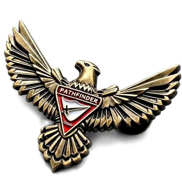 Customized Plated Metal Uniform Badge