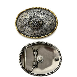 U.S. Army Tribute Belt Buckle Western Style