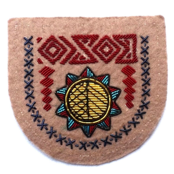 Embroidered Oriental Blazer Badge