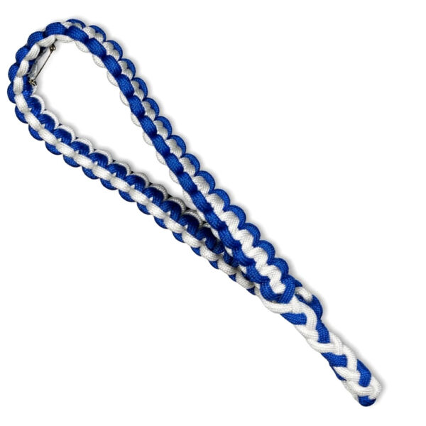 Interwoven Blue and White Shoulder Cord Interwoven Blue and White Shoulder Cord