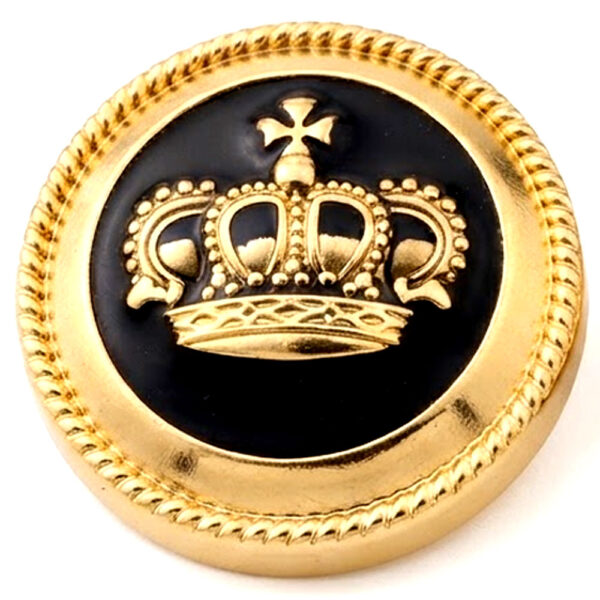 Gold Crown British Metal Buttons Gold Crown British Metal Buttons